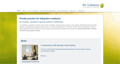 Desktop Screenshot of dr-lebmeier.de