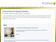 Tablet Screenshot of dr-lebmeier.de